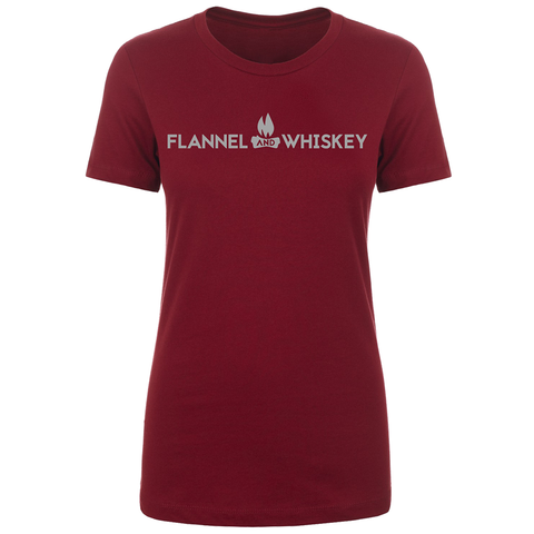 Women's Flame Logo - Scarlet