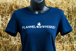 Women's Flame Logo - Navy