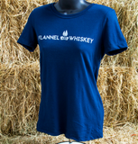 Women's Flame Logo - Navy