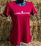 Women's Flame Logo - Scarlet