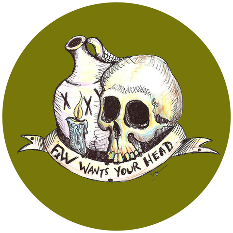 "FW Wants Your Head" Sticker