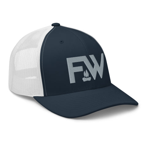 FW 6 Panel - Navy/White